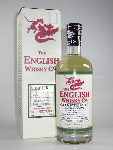 St George's Distillery "Chapter 11 - Heavily Peated" Single Malt 46%vol. 0,7l