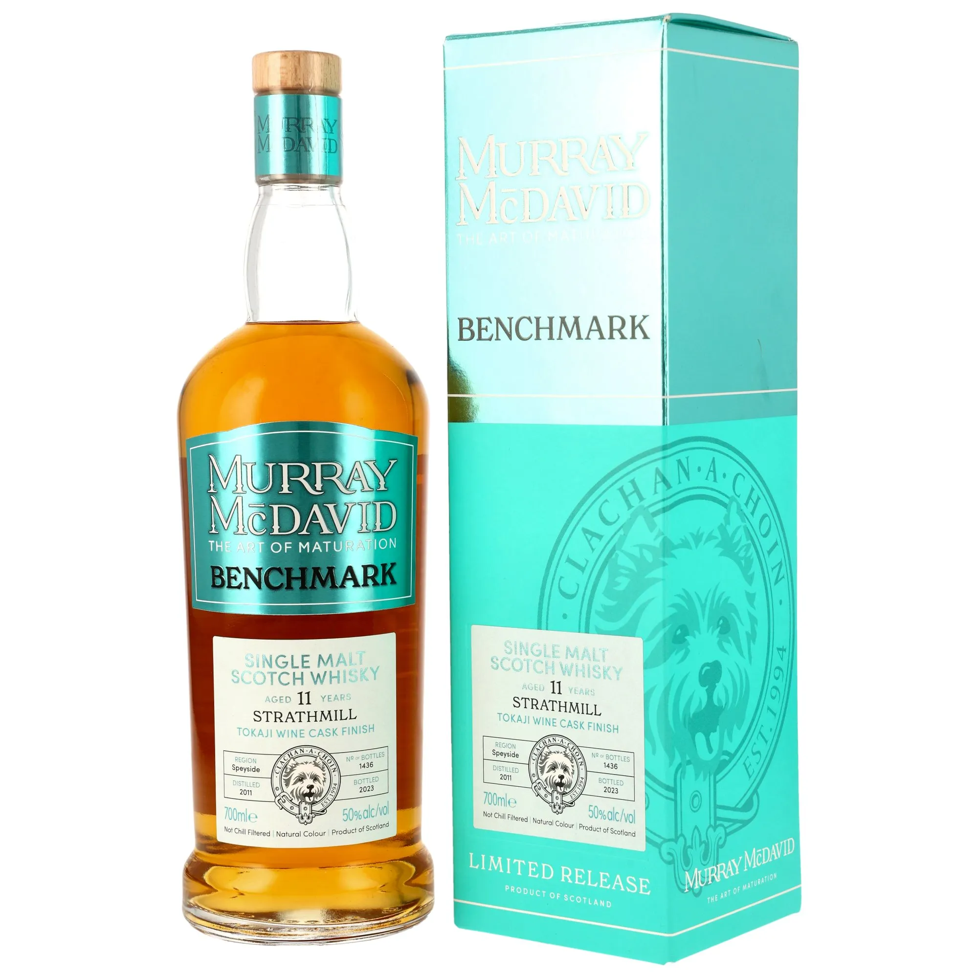 Strathmill Benchmark 11 Year Old, Tokaji Wine Cask, Cask #1436, 2011, Murray McDavid, 50%