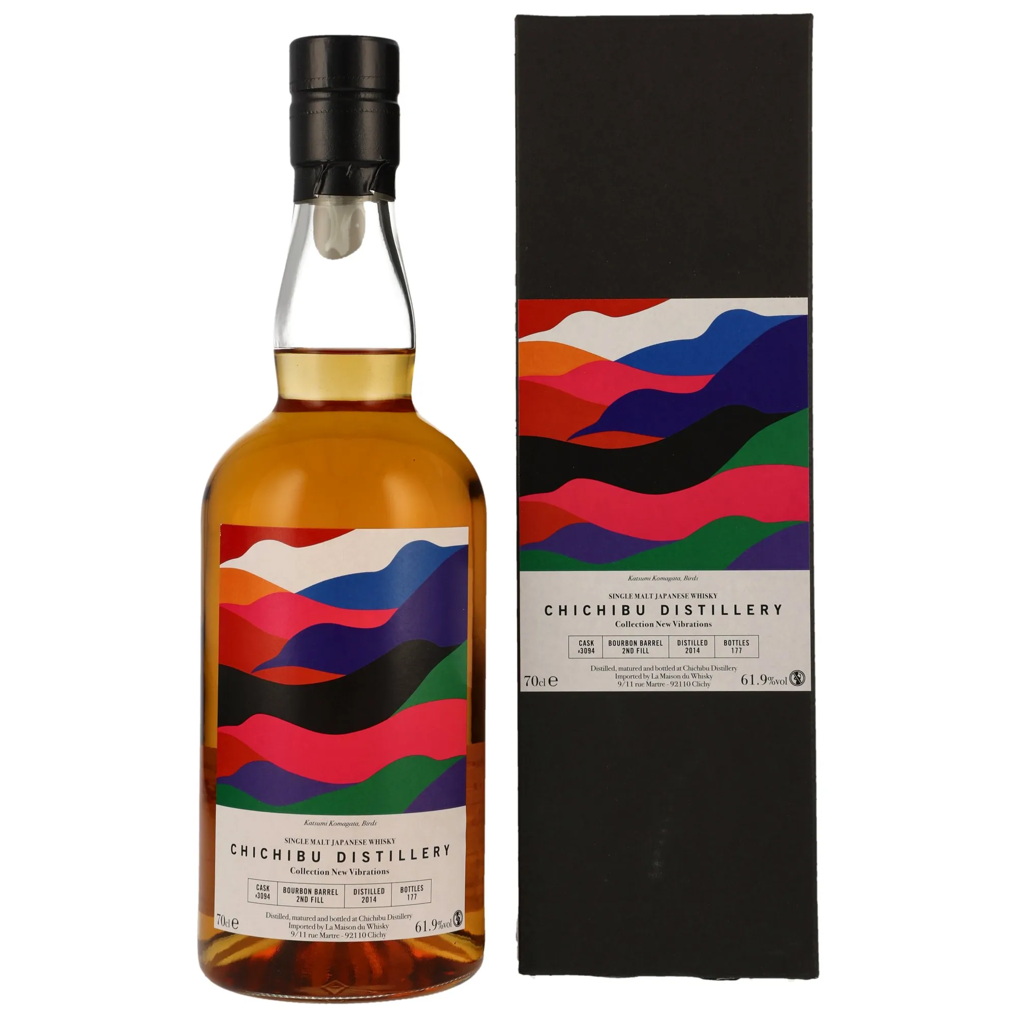 Chichibu Single Malt - 9 Jahre - 2nd Fill Bourbon Cask No #3094 - New Vibrations