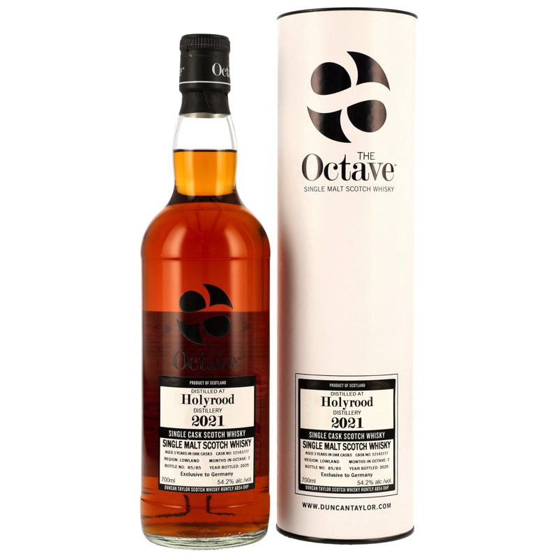 Holyrood 3 Jahre Sherry Octave Cask #12143777 The Octave Duncan Taylor