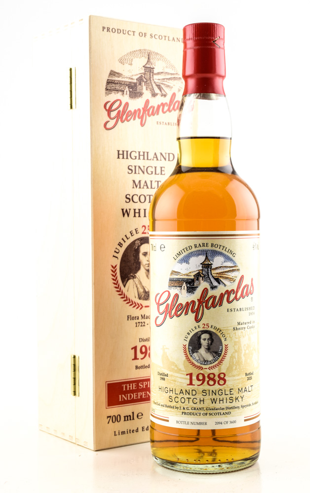Glenfarclas Edition No. 25 1988/2020 Flora MacDonald 46%vol. 0,7l Glenfarclas Edition No. 25 1988/2020 Flora MacDonald 46%vol. 0,7l