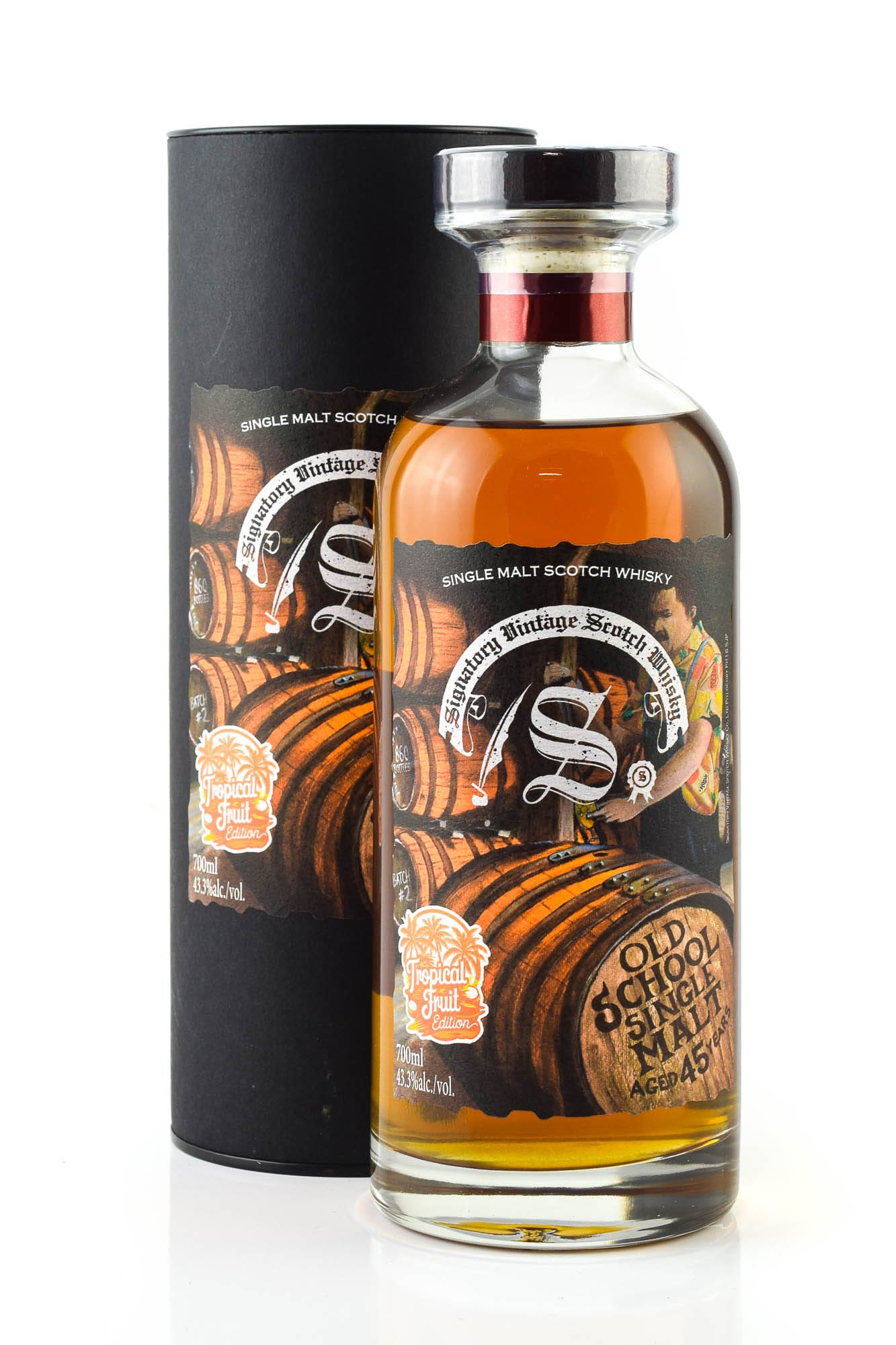 Old School Single Malt 45 Jahre Tropical Fruit Edition Signatory