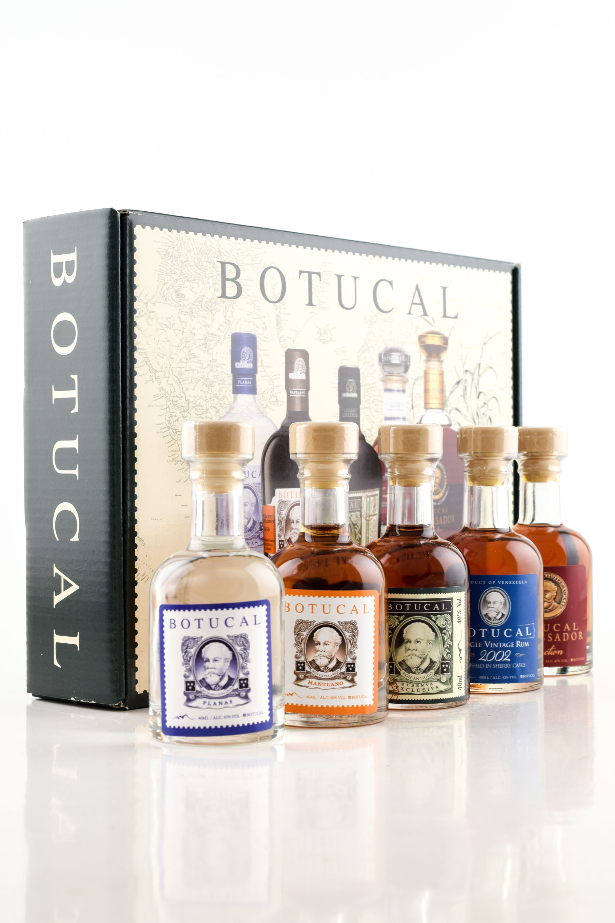 Botucal Tasting Selection 5x 0.04l Botucal Tasting Selection 5x 0.04l