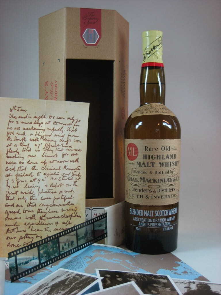Chas. MacKinlay & Co. Rare Old Blended Whisky (Shackleton Expedition 1907) 47,3%vol. 0,7l