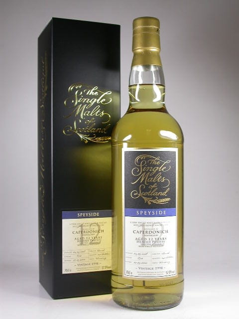 Caperdonich 12 Jahre 1998/2010 Heavily Peated "The Single Malts of Scotland" 57%vol. 0,7l