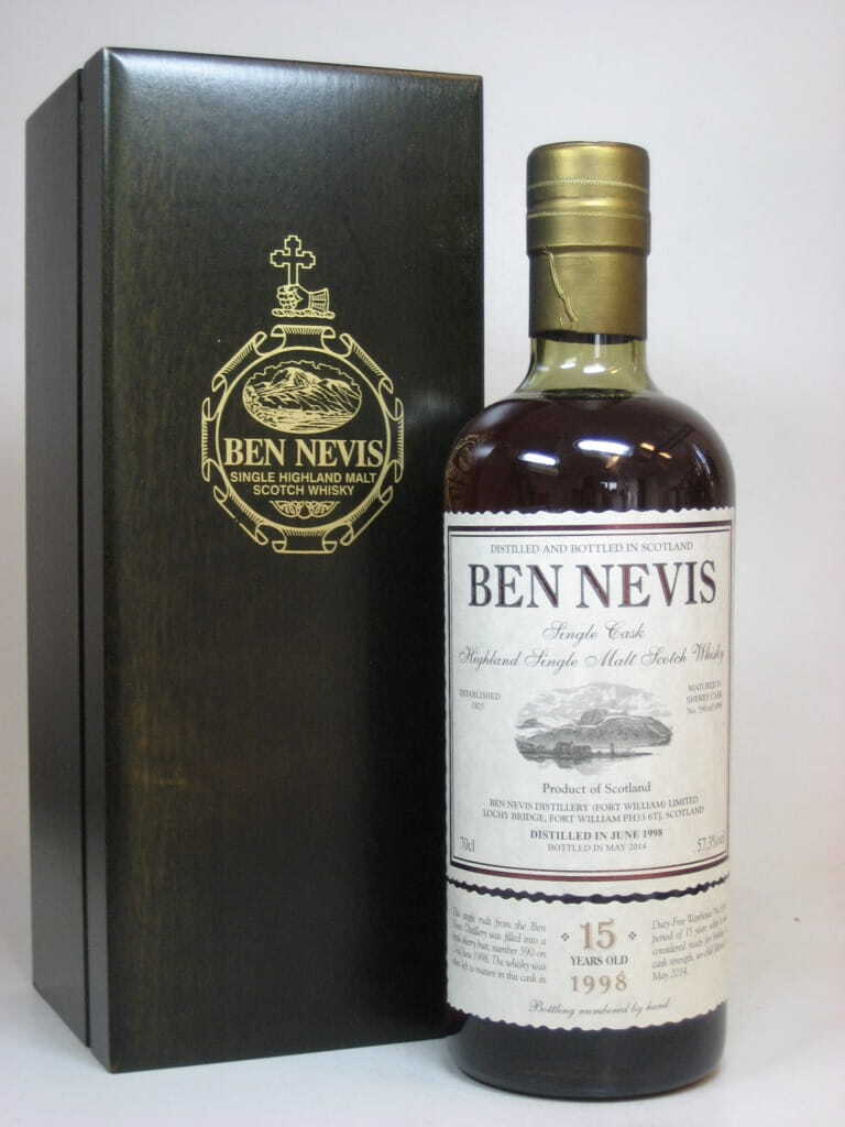Ben Nevis 15 Jahre 1998/2014 Sherry Butt No. 590 57,3%vol. 0,7l