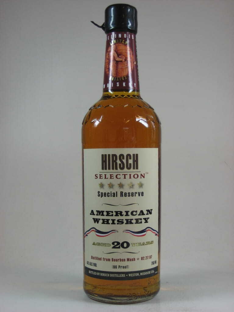 Hirsch Selection Special Reserve 20 Jahre Bourbon Whiskey 48%vol. 0,7l