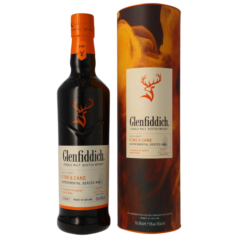 Glenfiddich Experimental Series Fire & Cane, Bourbon & Rum Cask, No. 4, 2018, 43%