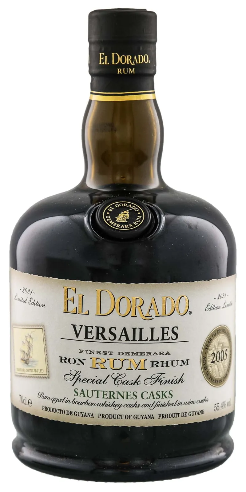 El Dorado Versailles Special Cask Finish 2005/2021 Sauternes Casks