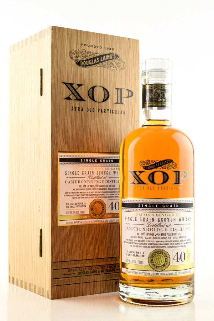 Cameronbridge 40 Jahre 1978/2018 Refill Barrel Douglas Laing XOP 54,1%vol. 0,7l
