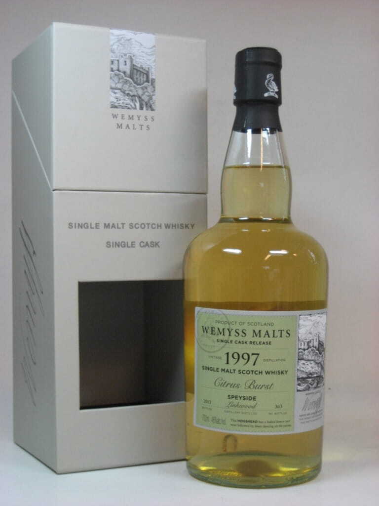 "Citrus Burst" 1997/2013 Single Cask Linkwood Wemyss Malts 46%vol. 0,7l