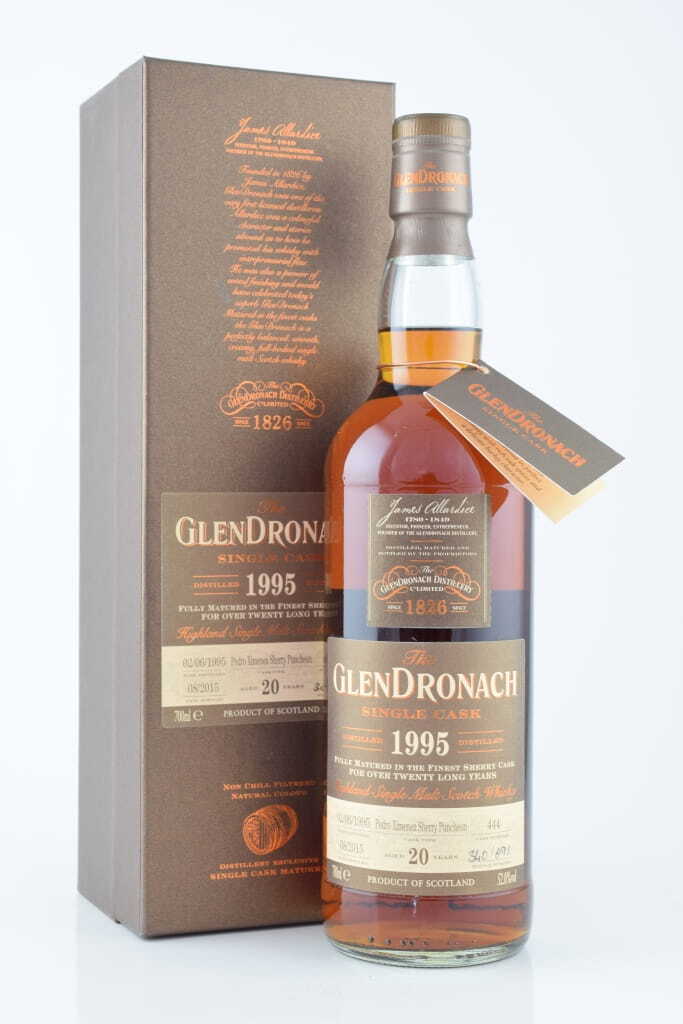 Glendronach 20 Year Old 1995/2015 Single Cask # 444 52% vol. 0,7l Glendronach 20 Year Old 1995/2015 Single Cask # 444 52% vol. 0,7l