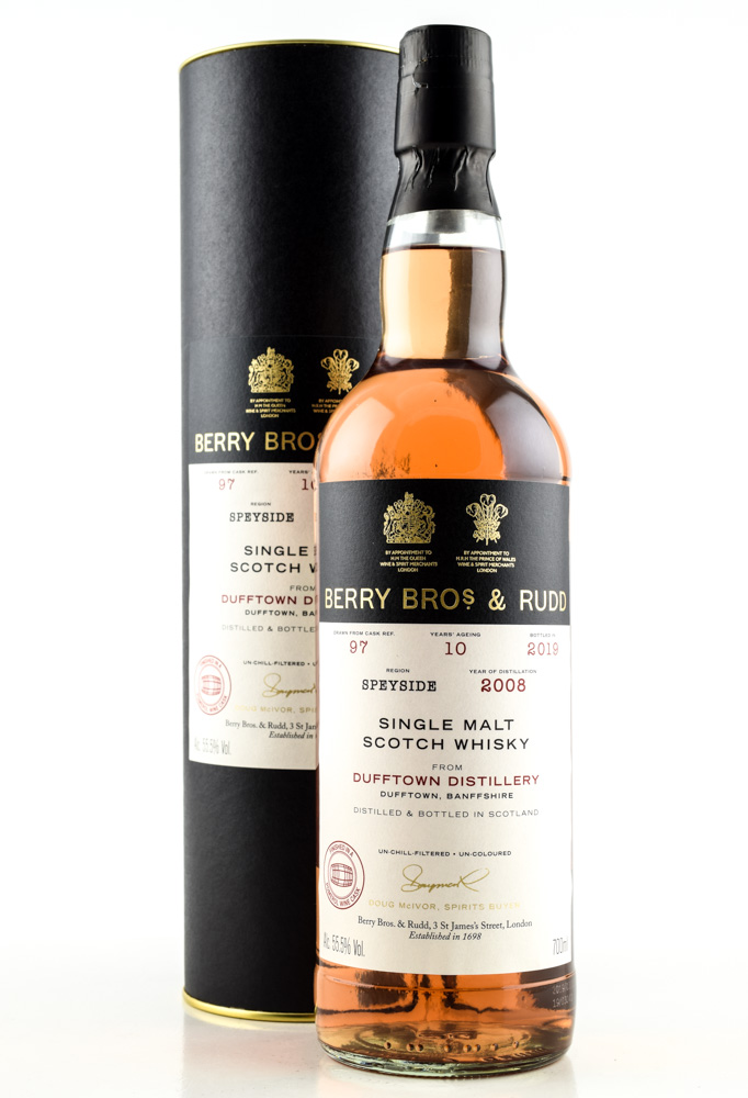 Dufftown 10 Year Old 2008/2019 Cask # 97 Berry Bros. & Rudd 55.5% vol. 0,7l