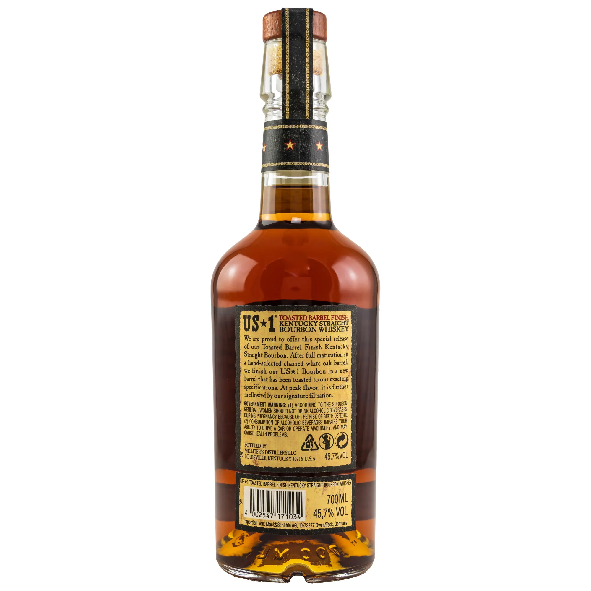 Michters Toasted Barrel Finish Bourbon Limited Release