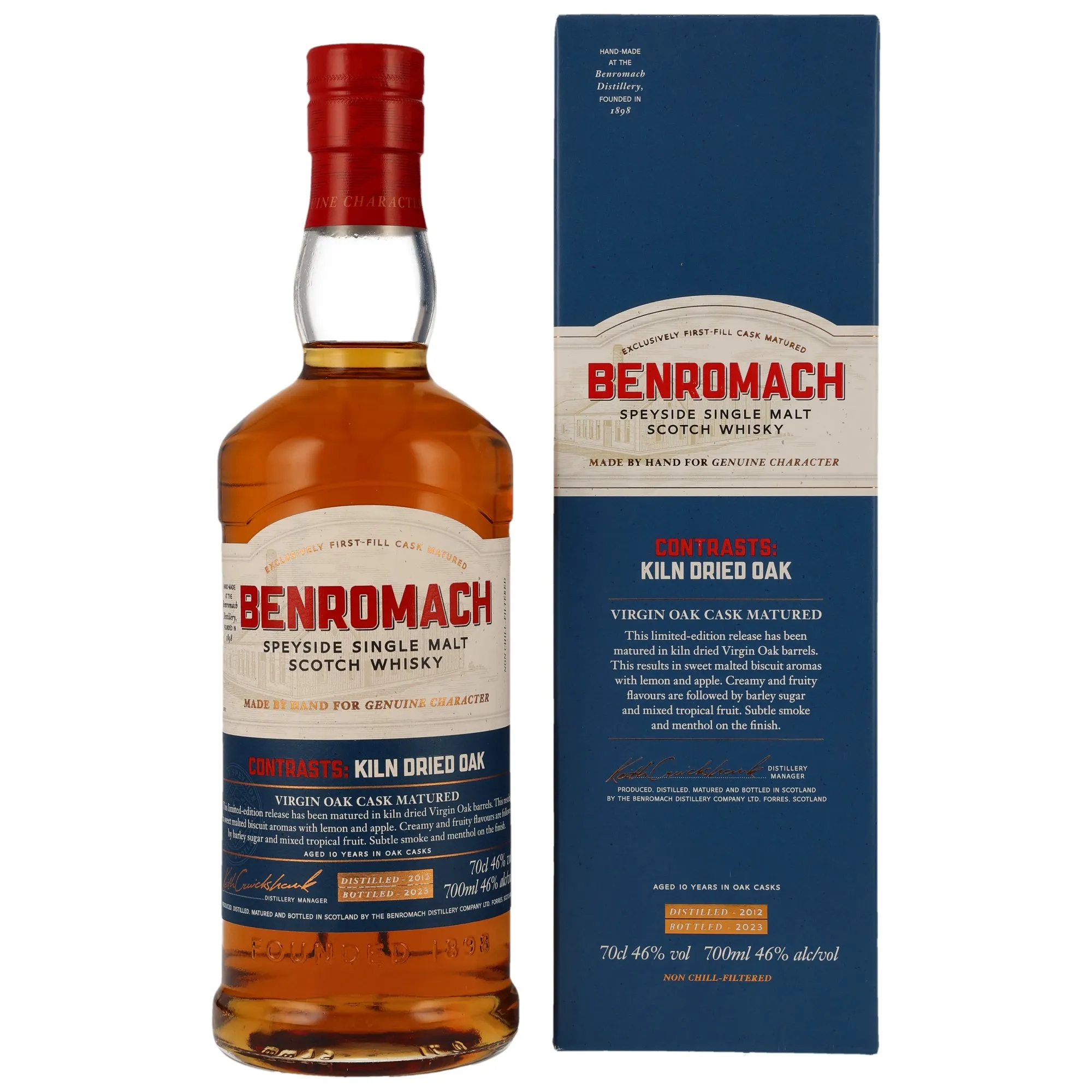Benromach 2012/2023 - 10 Year Old - Virgin Oak Kiln Dried