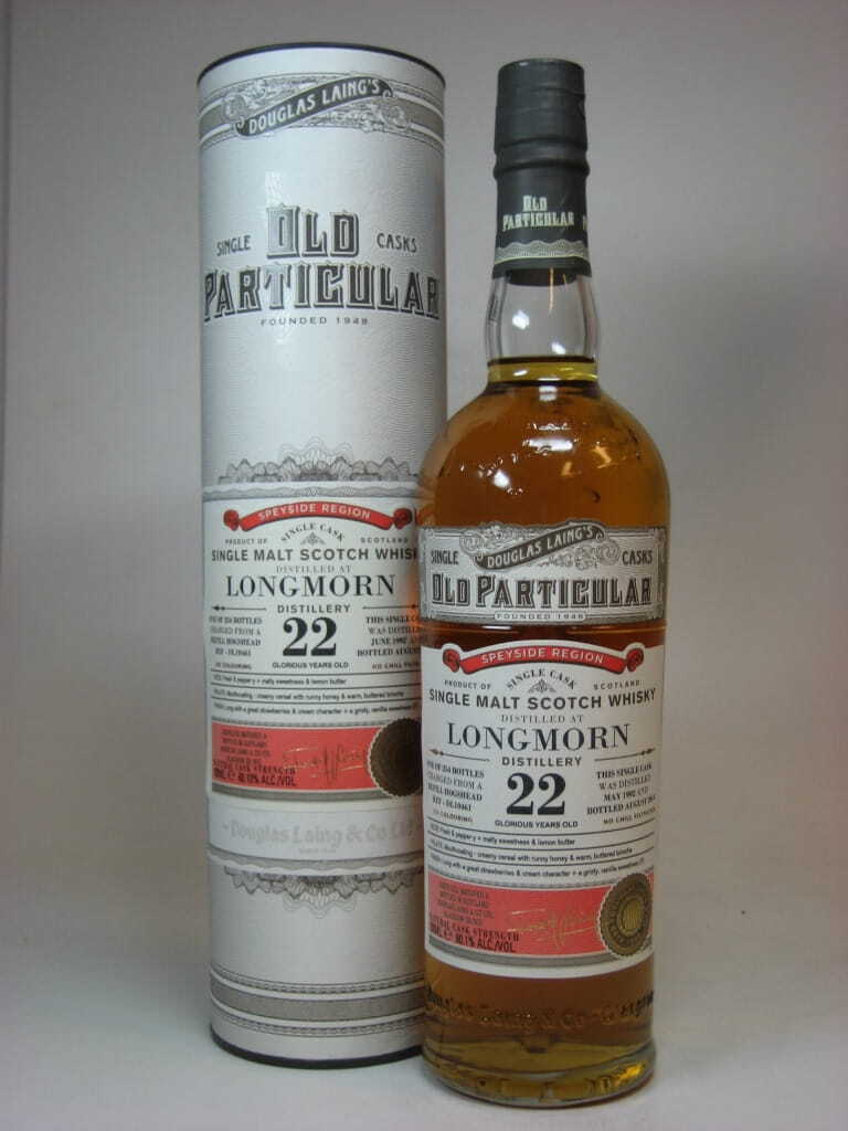 Longmorn 22 Jahre Refill Hogshead 1992/2014 Douglas Laing "Old Particular" 60,1%vol. 0,7l