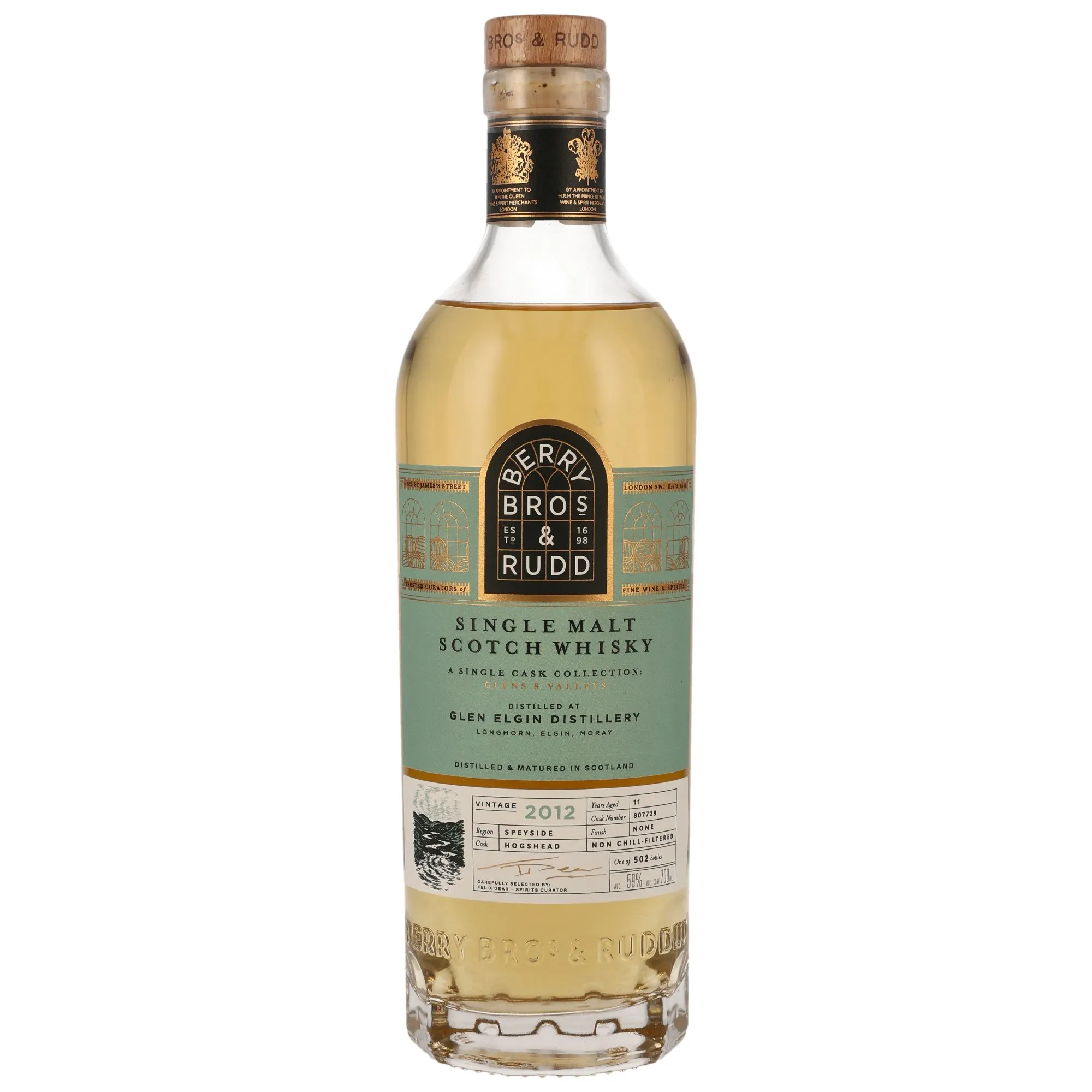 Glen Elgin 2012/2024 - 11 Jahre - #807729 Glens & Valleys (Berry Bros & Rudd)