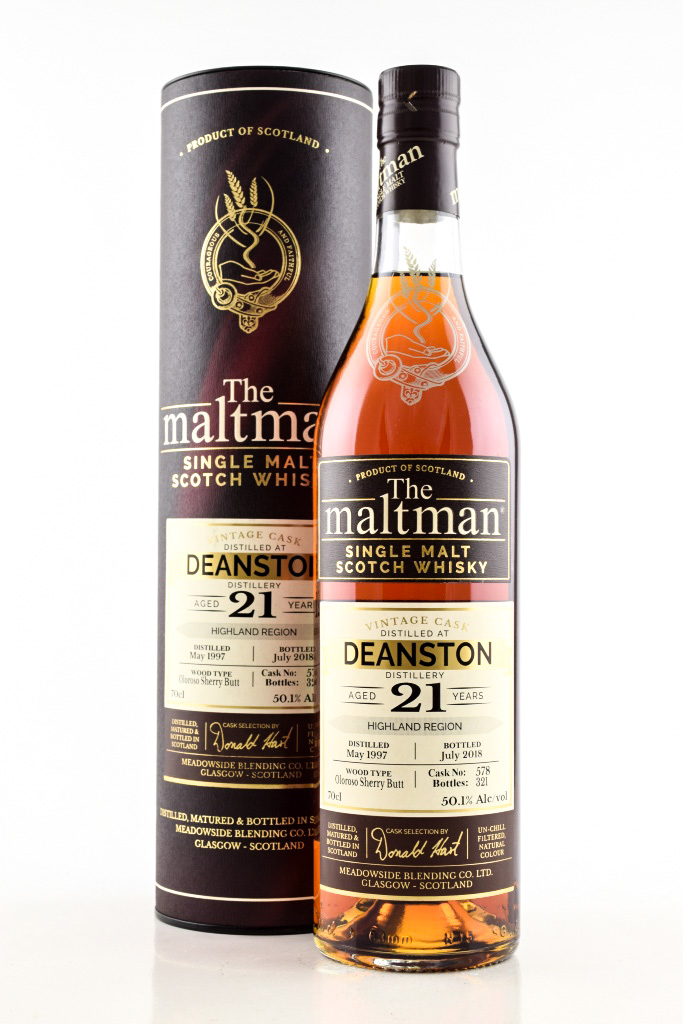 Deanston 21 Jahre 1997/2018 Oloroso Sherry Butt #578 The Maltman 50,1%vol. 0,7l