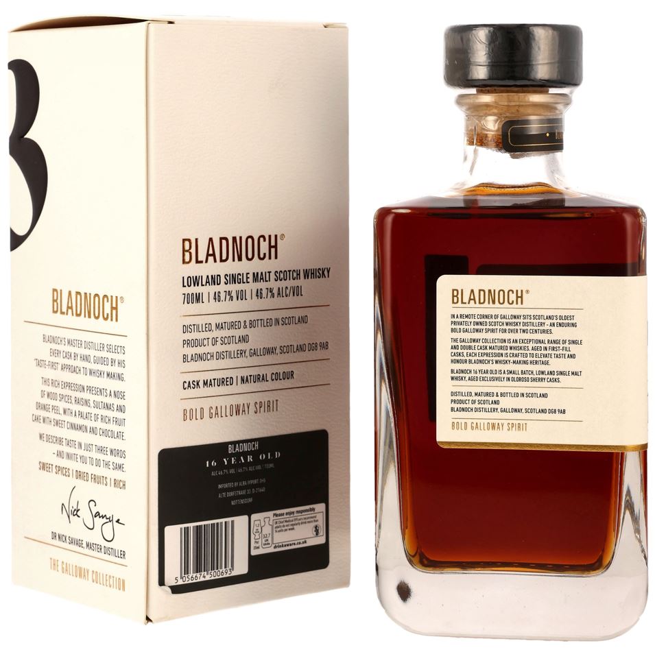Bladnoch 16 Jahre The Galloway Collection