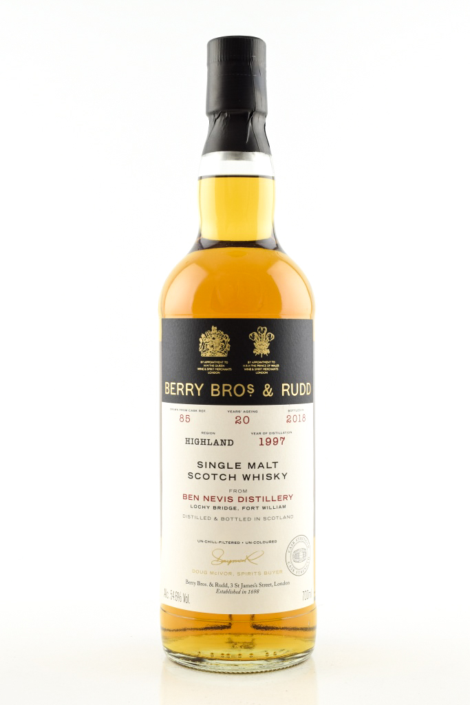 Ben Nevis 20 Year Old 1997/2018 Cask # 85 Berry Bros. & Rudd 54.6% vol. 0,7l