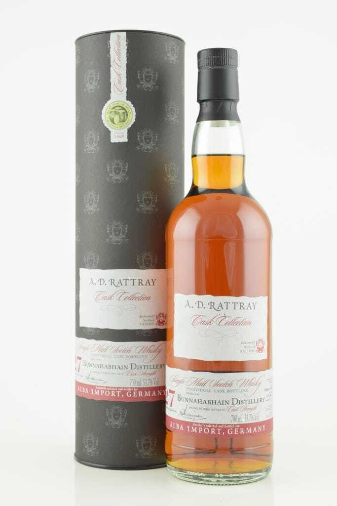 Bunnahabhain 27 Year Old 1988/2015 A.D. Rattray 53.7% vol. 0,7l Bunnahabhain 27 Year Old 1988/2015 A.D. Rattray 53.7% vol. 0,7l