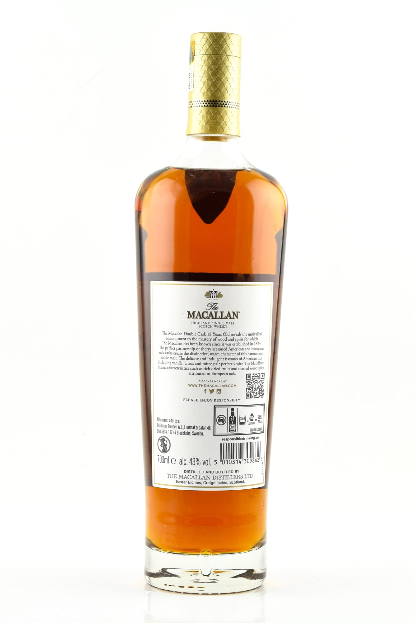 Macallan 18 year old Double Cask