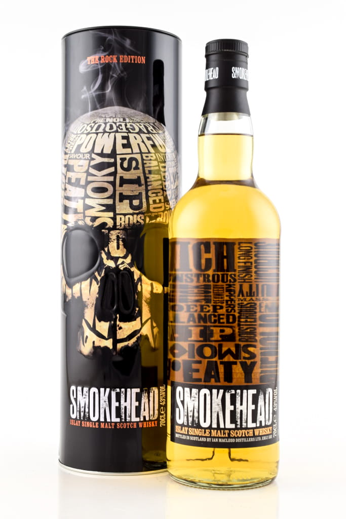 *Smokehead - The Rock Edition - MacLeod 43%vol. 0,7l - ohne Geschenkpackung
