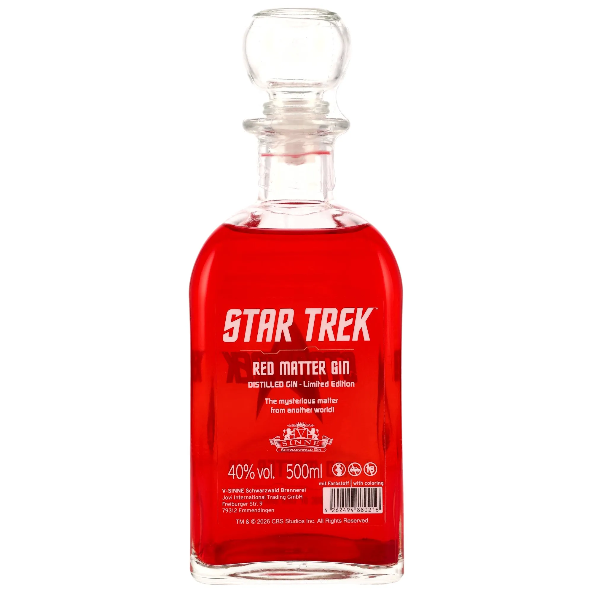 Star Trek Red Matter Gin