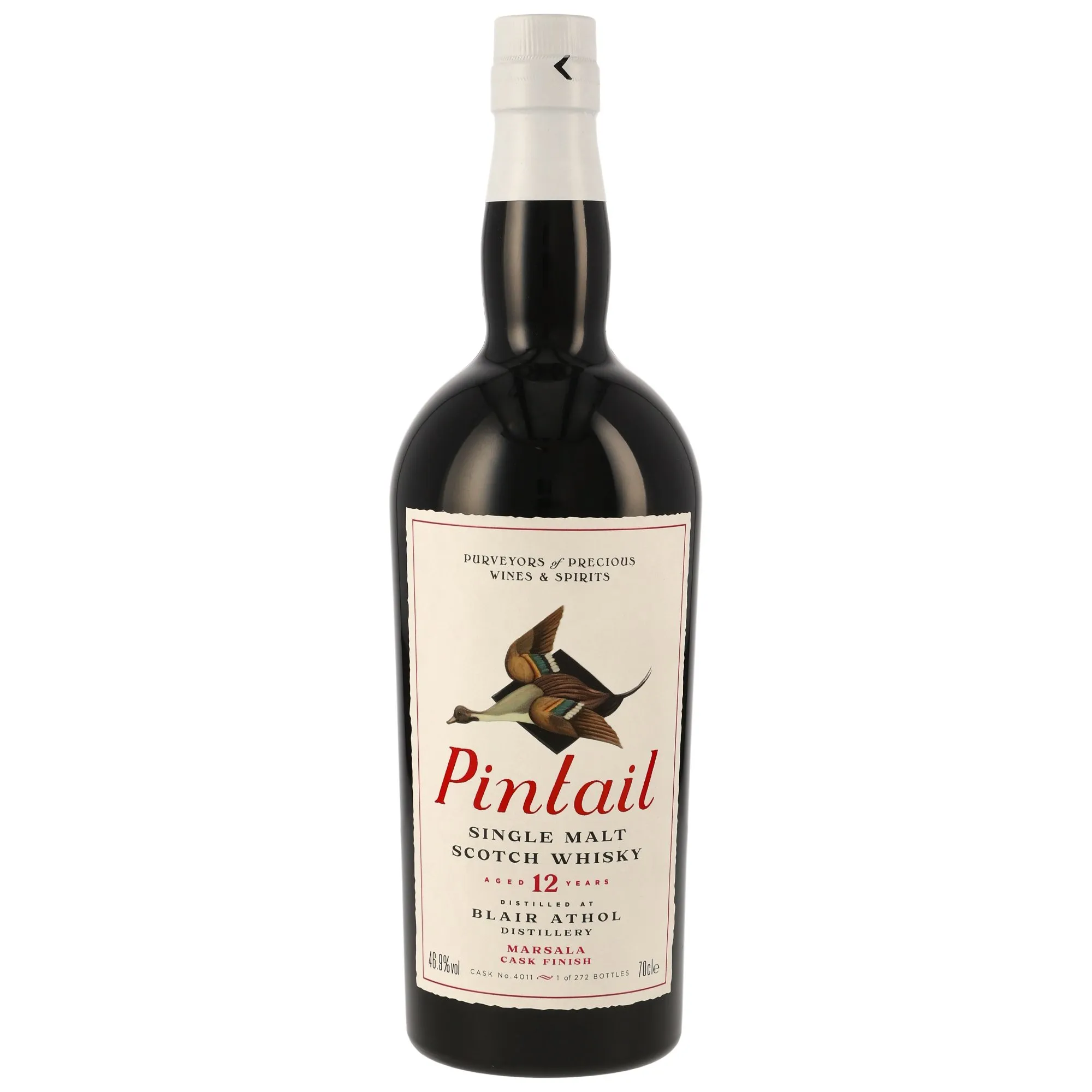 Blair Athol Pintail 12 Year Old, Bourbon & Marsala Cask, Cask #4011, 2009, The Whisky Cellar, 46.9%