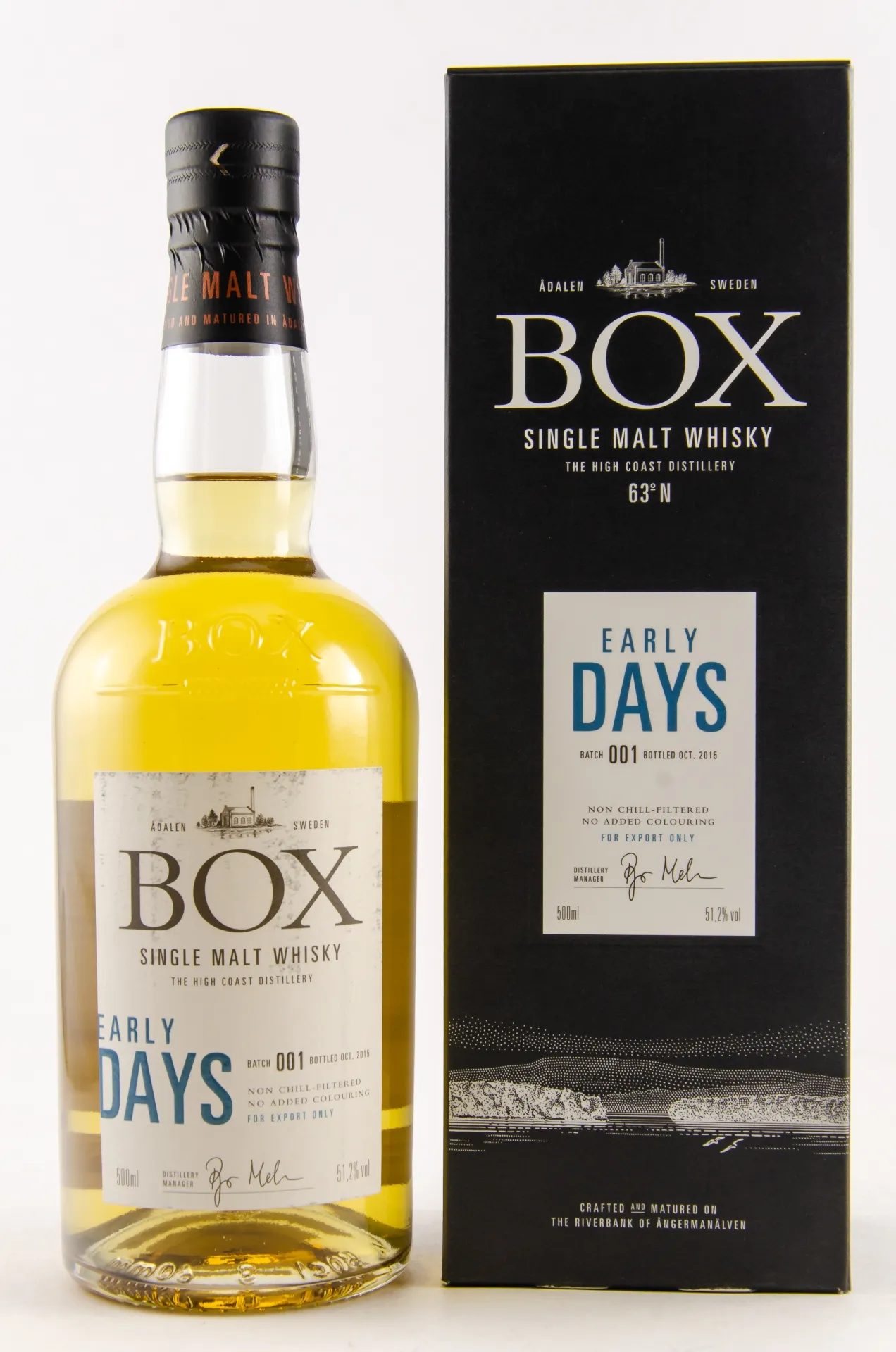 Box Single Malt Whisky Early Day - Batch 001