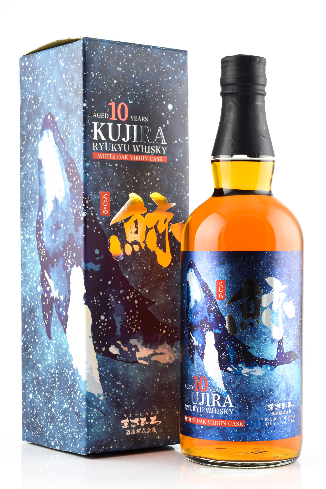 Kujira Ryukyu 10 Jahre White Oak Virgin Cask 43%vol. 0,7l Kujira Ryukyu 10 Jahre White Oak Virgin Cask 43%vol. 0,7l