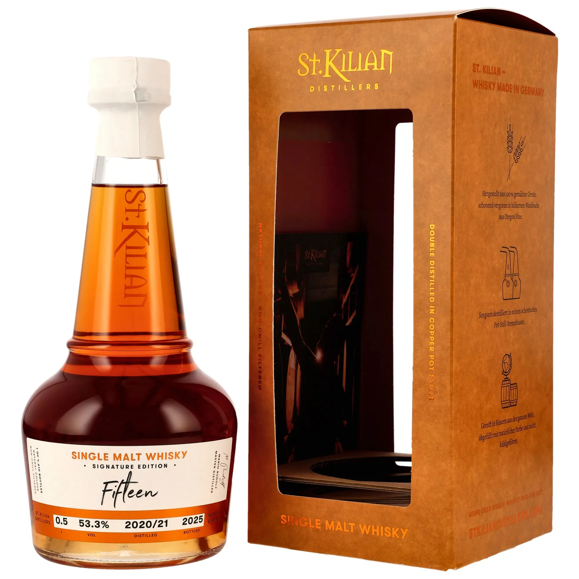 St. Kilian Distillers Signature Edition Fifteen 5 Year Old, Amarone Red Wine Cask, 2025, 53.3%