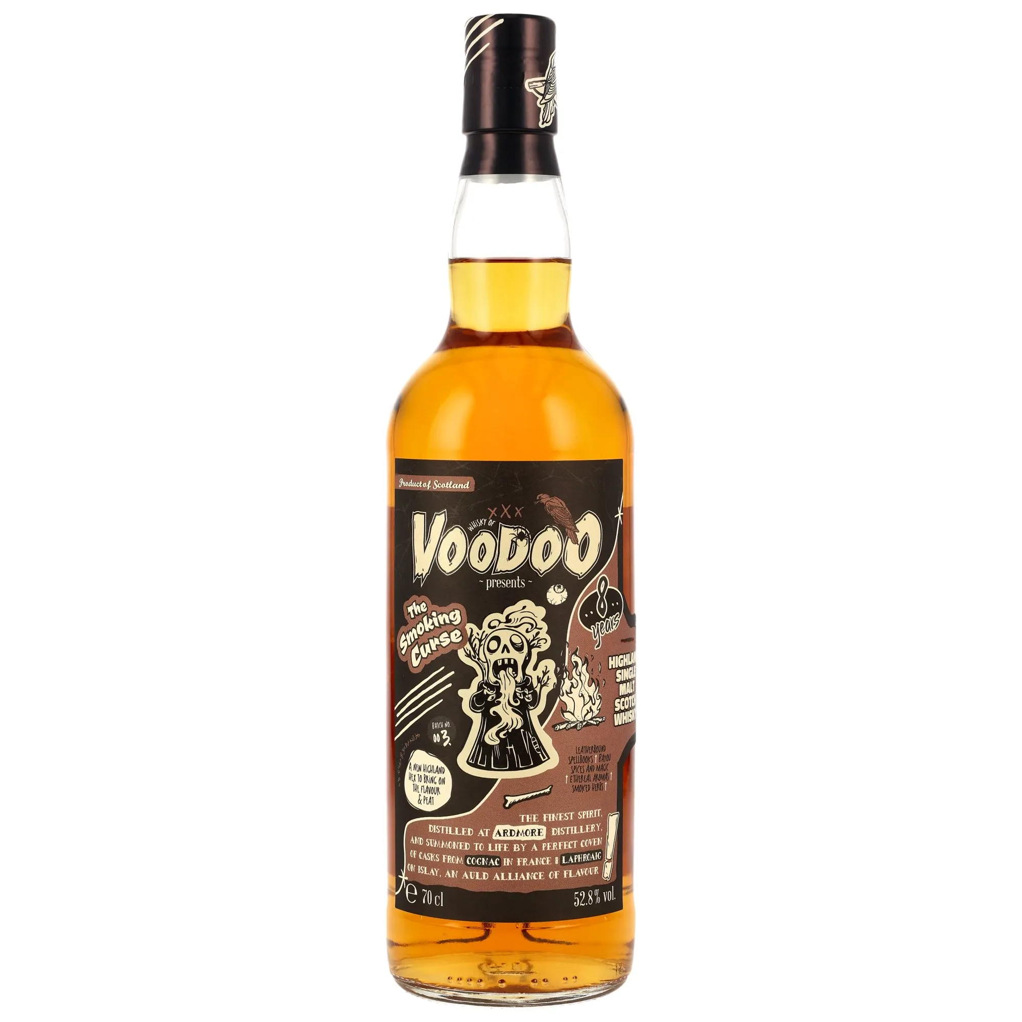 Whisky of Voodoo: Smoking Curse 8 Year Old Ardmore Single Malt - Cognac & Laphroaig Casks