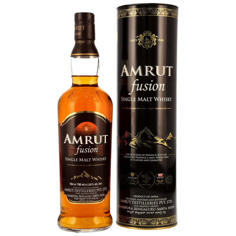 Amrut Fusion Single Malt, American Oak Cask, 2024, 50%