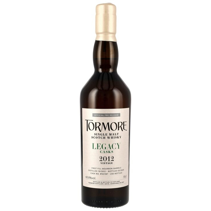 Tormore Vintage 2012 1st-fill Bourbon Barrel #921187 - Legacy Casks