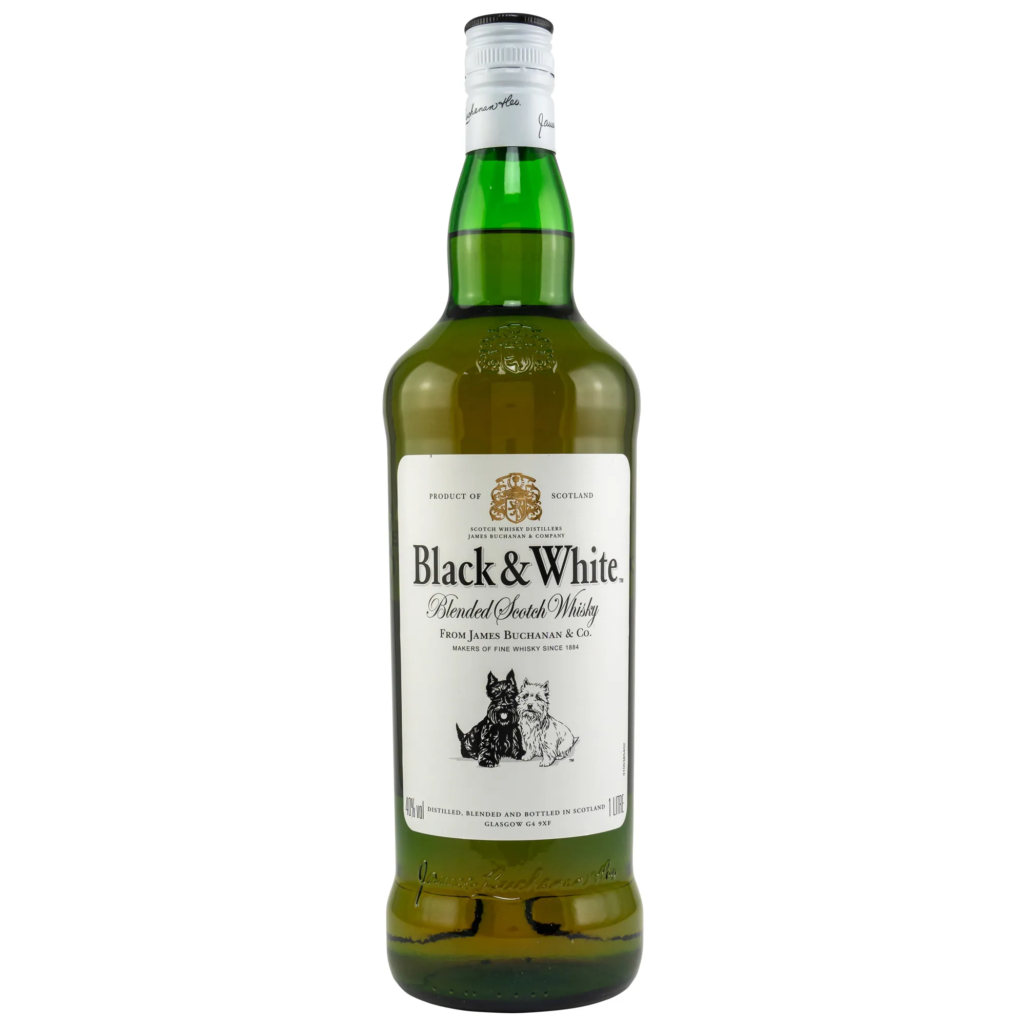 Black & White LITER, Bourbon & Sherry Cask, 40%