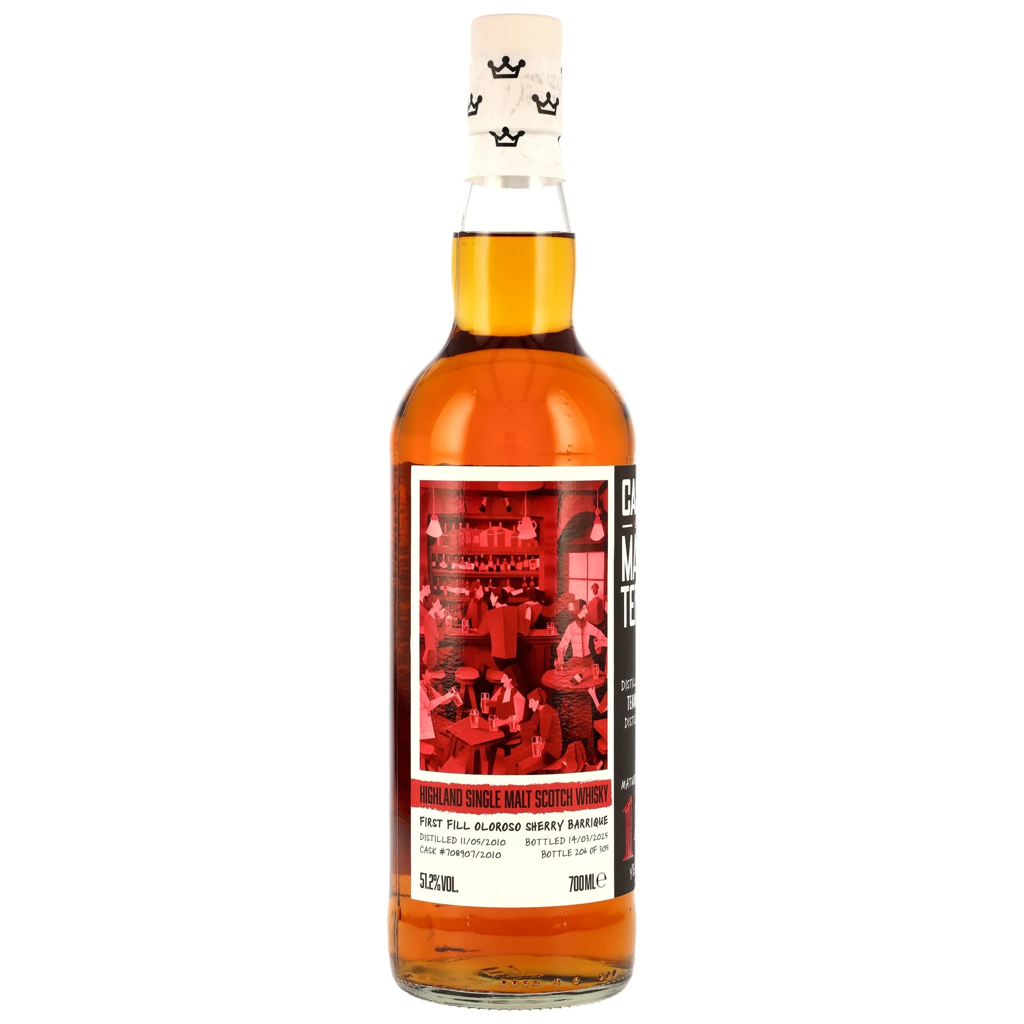 Teaninich Cask Masters 14 Year Old, Oloroso Sherry Barrique Cask, Cask #708907, 2010, Brave New Spirits, 51.2%
