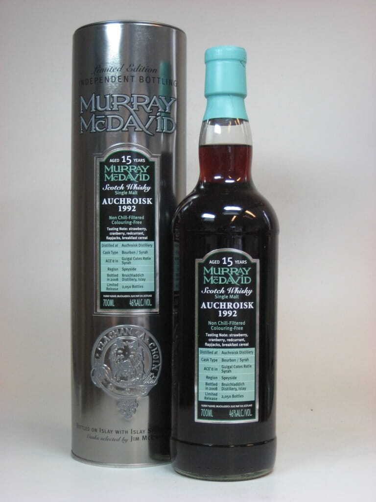 Auchroisk 1992/2008 Bourbon / Syrah Murray McDavid 46% vol. 0,7l