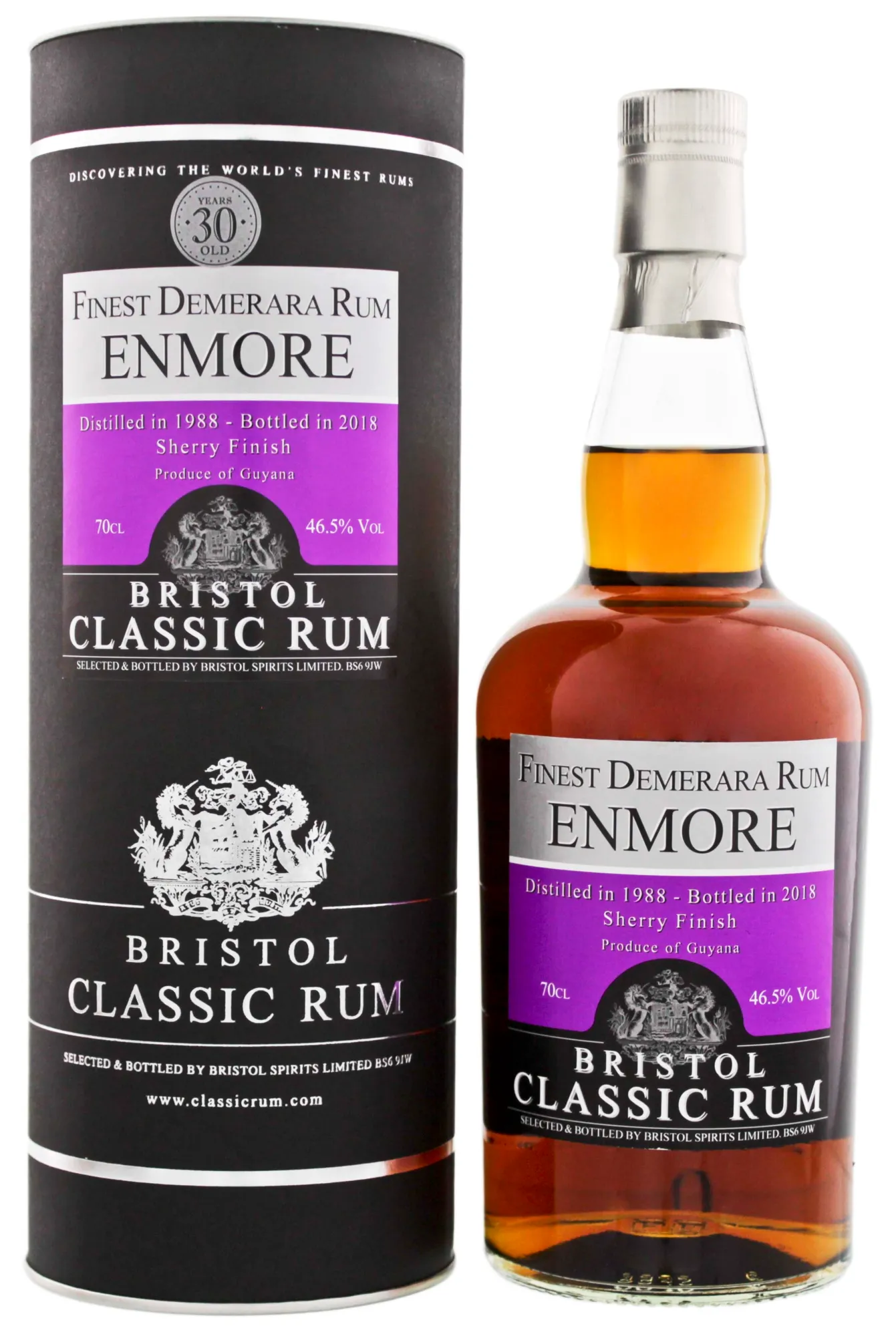 Bristol Enmore Guyana 30YO 1988/2018 Sherry Finish 0,7L -GB-