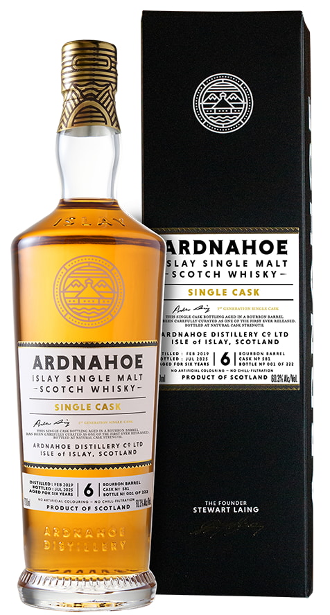 Ardnahoe 6 Jahre Single Bourbon Cask #581