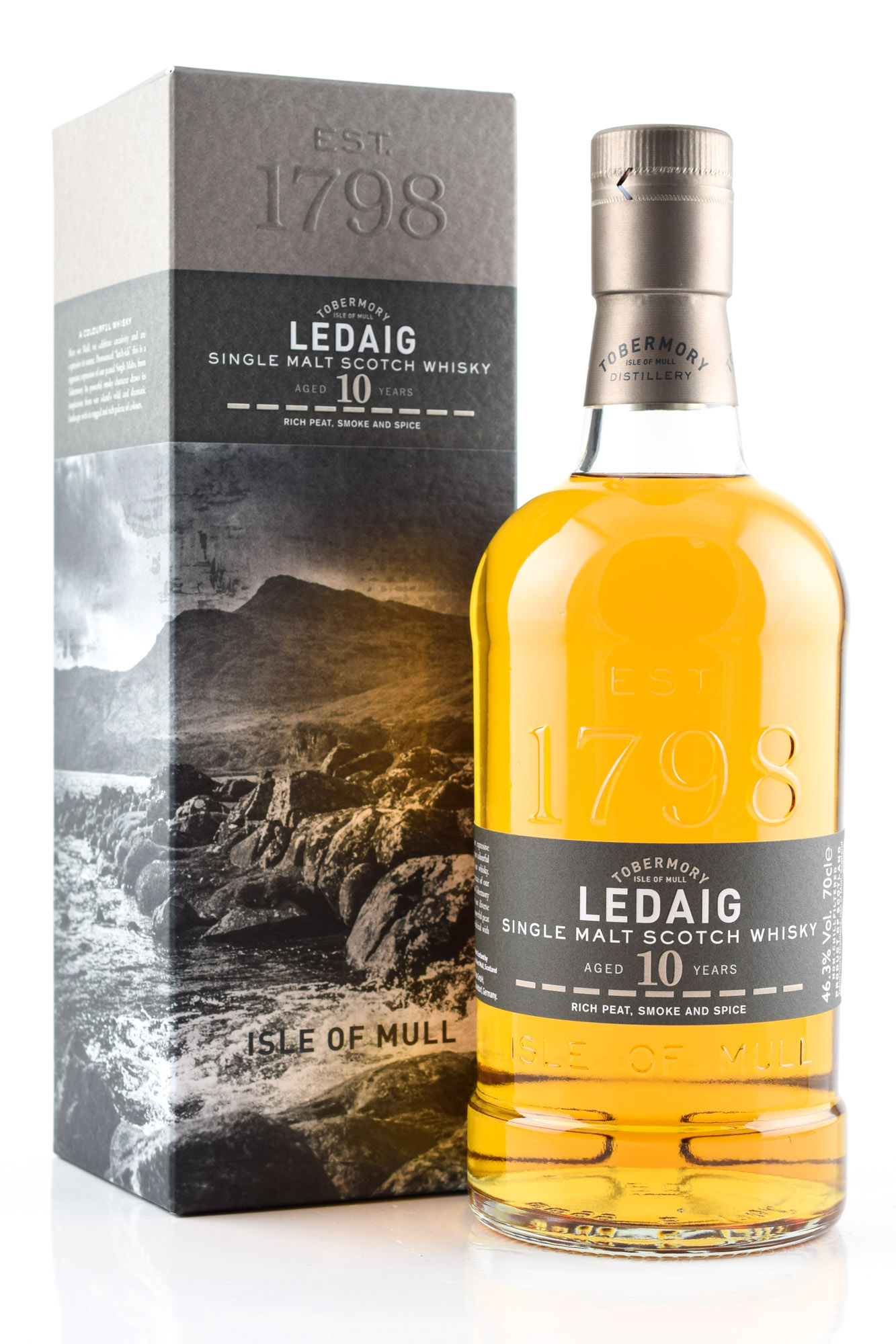 Ledaig 10 Year Old, Ex-Bourbon Cask, 46.3%