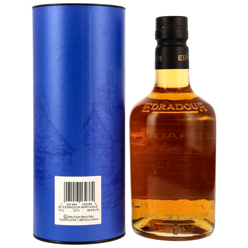 Edradour 12 Jahre - 1st Fill Martinique Rum Cask #718
