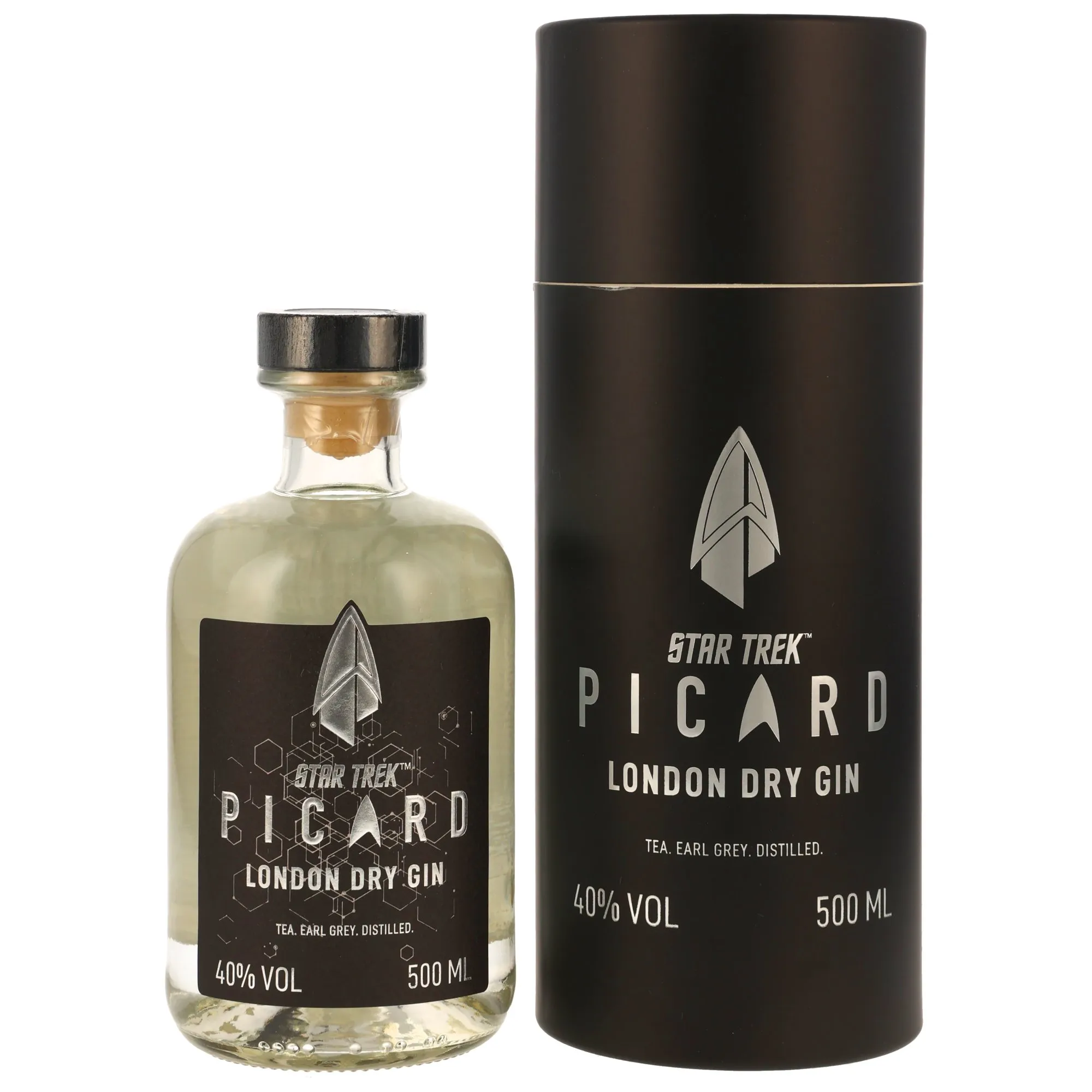 Star Trek Picard Earl Grey Gin Sammlerbox mit Glas