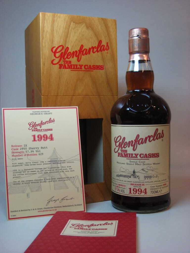 Glenfarclas "The Family Casks" 1994/2012 Sherry Butt 57,9%vol. 0,7l