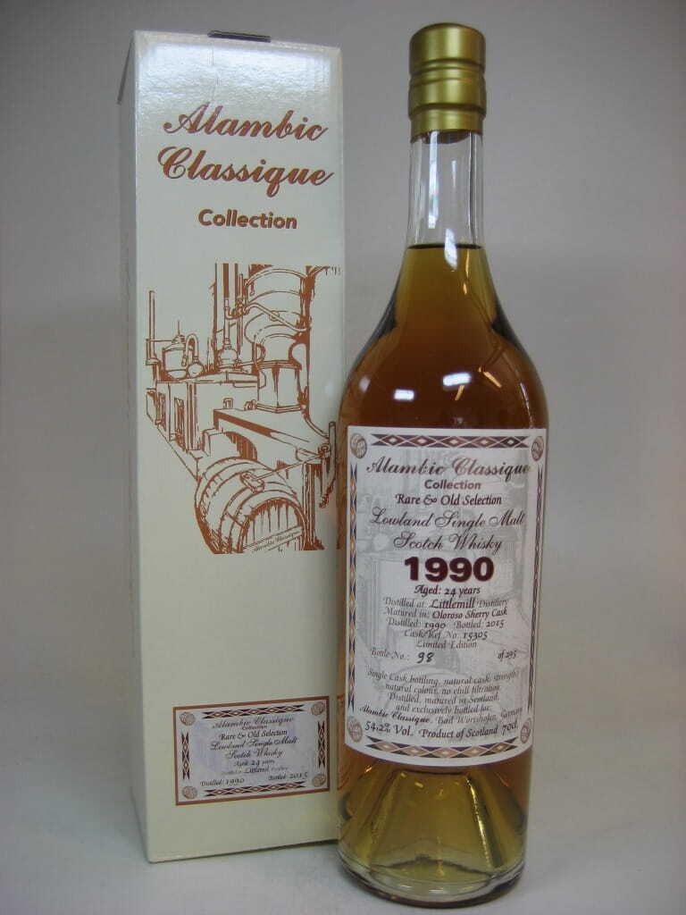 Littlemill 24 Year Old 1990/2014 Oloroso Cask alembic Classique 54.2% vol. 0,7l Littlemill 24 Year Old 1990/2014 Oloroso Cask alembic Classique 54.2% vol. 0,7l