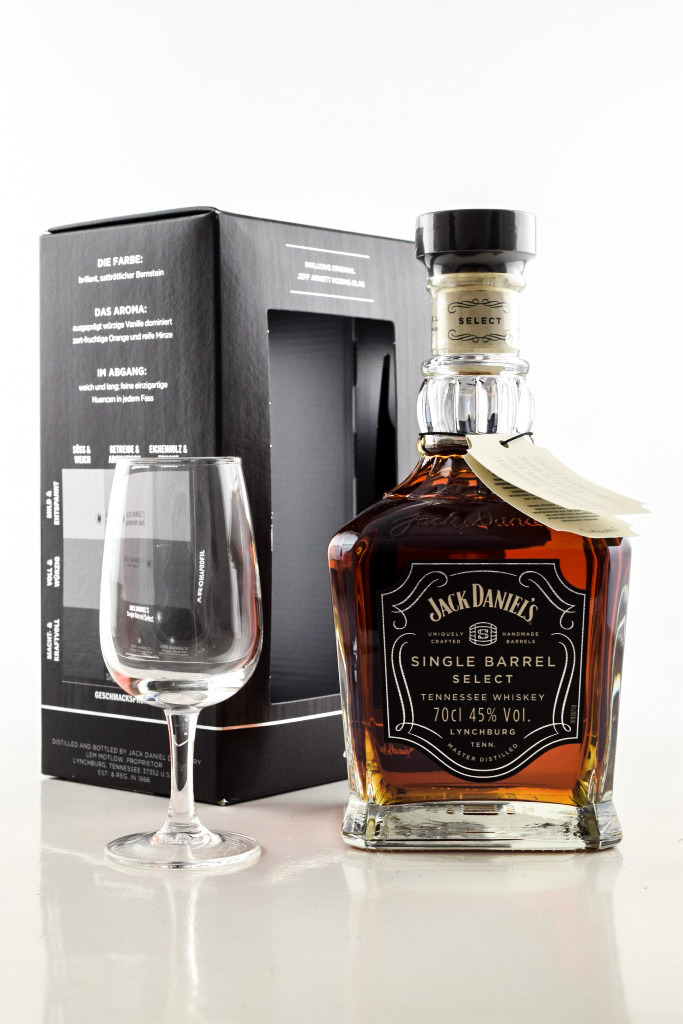 Jack Daniel's Single Barrel Select 45% vol. 0.7l - with snifter Jack Daniel's Single Barrel Select 45% vol. 0.7l - with snifter