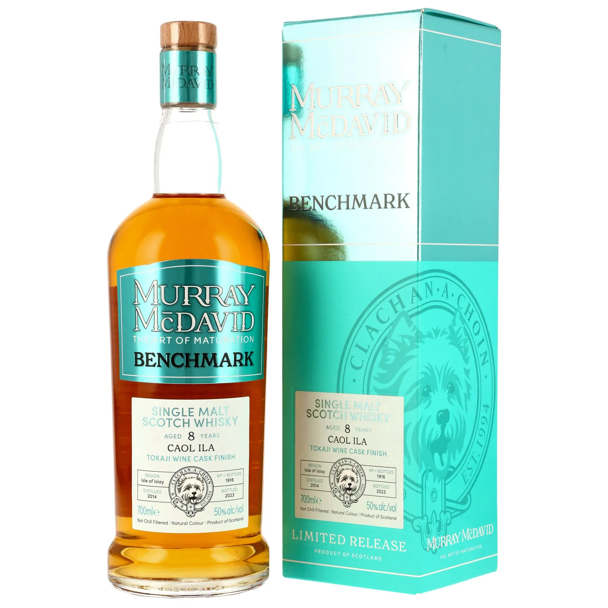 Caol Ila Benchmark 8 Year Old, Tokaji Wine Cask, 2014, Murray McDavid, 50%
