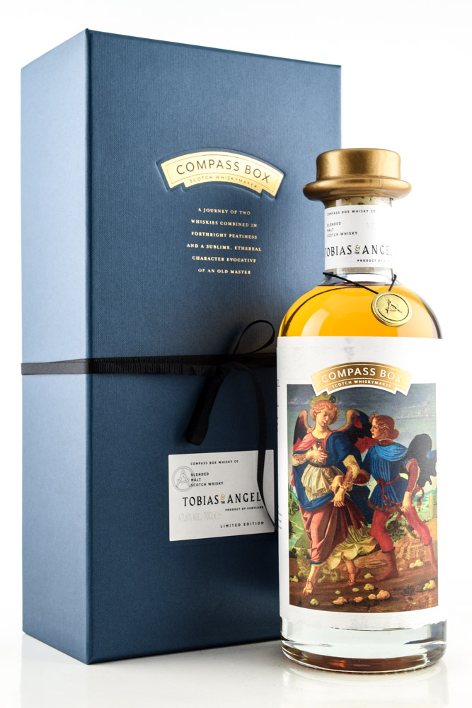 * Tobias & The Angel Compass Box 47.6% vol. 0,7l - gift box damaged