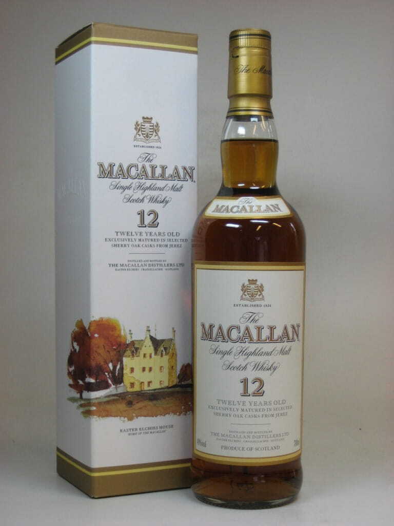 Macallan 12 Jahre Sherry-Fass 40%vol. 0,7l - altes Design