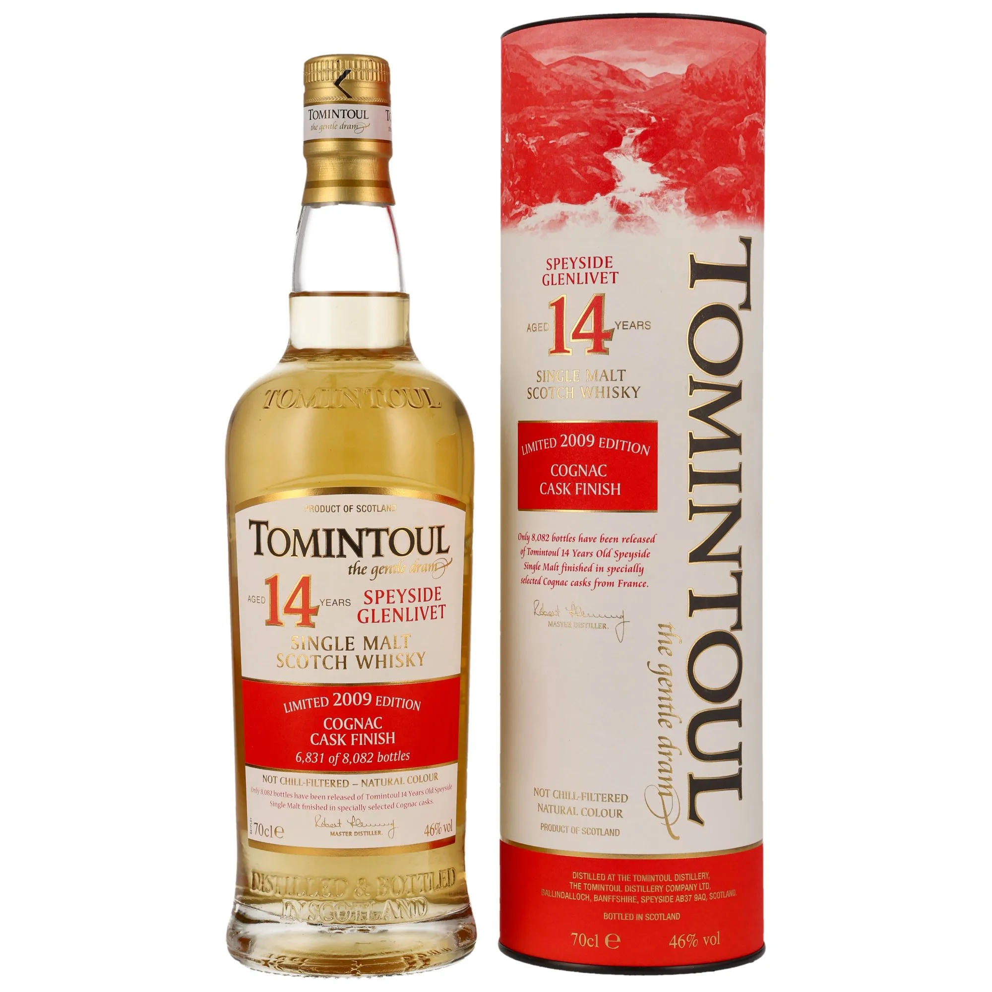 Tomintoul 14 Year Old, Bourbon & Cognac Cask, 2023, 46%